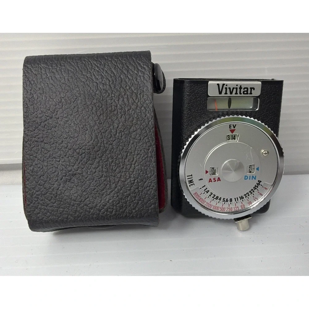 Vintage Vivitar Timed Camera Flash Tested Working With Original Case